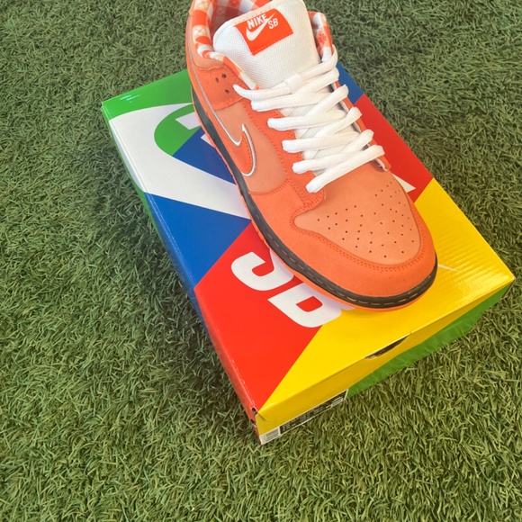 Nike dunk SB Orange lobster size 12m